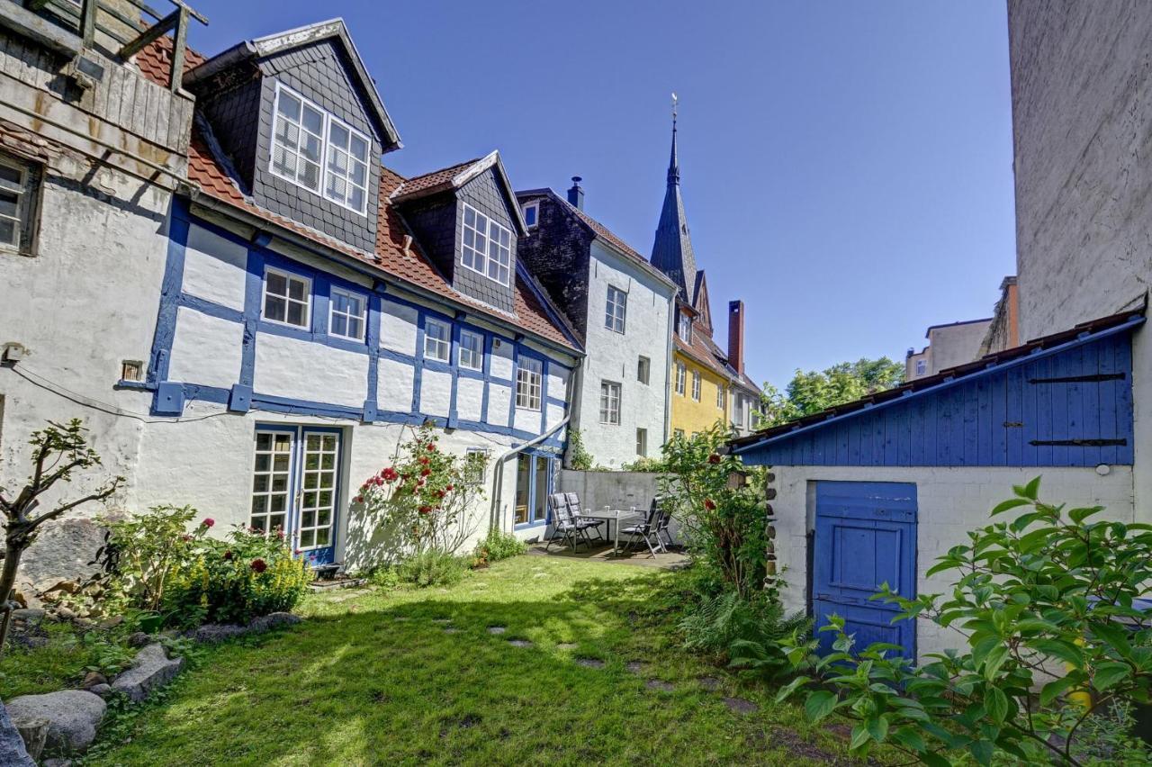 Fewo1846 - Villa Windschief - Uriges Fachwerkhaus Auf 3 Ebenen Mit Garten Im Stadtzentrum Flensburg Zewnętrze zdjęcie